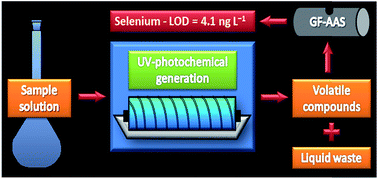 Graphical abstract: UV-photochemical vapour generation with in situ trapping in a graphite tube atomizer for ultratrace determination of selenium