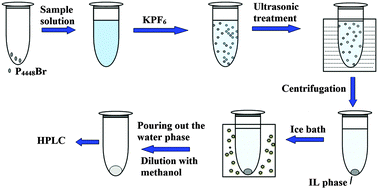 Graphical abstract: Detection of triazole pesticides in environmental water and juice samples using dispersive liquid–liquid microextraction with solidified sedimentary ionic liquids