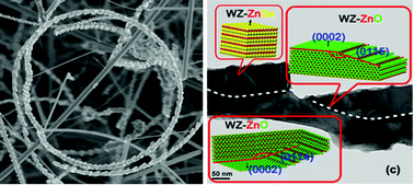 Graphical abstract: All-wurtzite ZnO/ZnSe hetero-nanohelix: formation, mechanics and luminescence