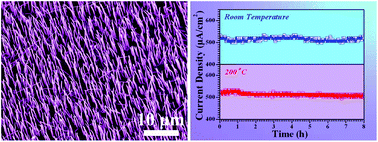 Graphical abstract: High-temperature stable field emission of B-doped SiC nanoneedle arrays