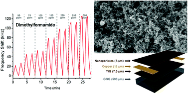 Graphical abstract: A magnonic gas sensor based on magnetic nanoparticles