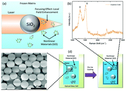 Graphical abstract: A frozen matrix hybrid optical nonlinear system enhanced by a particle lens