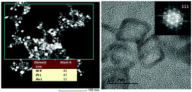Graphical abstract: Hollow octahedral and cuboctahedral nanocrystals of ternary Pt–Ni–Au alloys