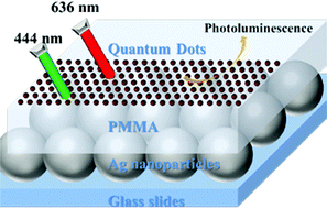 Graphical abstract: Silver nanoparticle film induced photoluminescence enhancement of near-infrared emitting PbS and PbS/CdS core/shell quantum dots: observation of different enhancement mechanisms