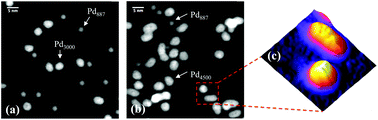 Graphical abstract: The size-dependent morphology of Pd nanoclusters formed by gas condensation