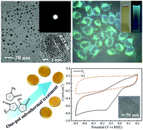 Graphical abstract: Facile synthesis of N-rich carbon quantum dots by spontaneous polymerization and incision of solvents as efficient bioimaging probes and advanced electrocatalysts for oxygen reduction reaction