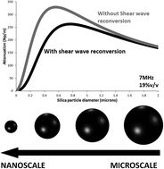 Graphical abstract: Experimental verification of nanofluid shear-wave reconversion in ultrasonic fields