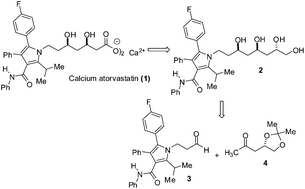 Graphical abstract: The total synthesis of calcium atorvastatin
