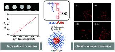 Graphical abstract: Novel lanthanide–polymer complexes for dye-free dual modal probes for MRI and fluorescence imaging