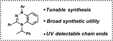 Graphical abstract: Triazine-mediated controlled radical polymerization: new unimolecular initiators