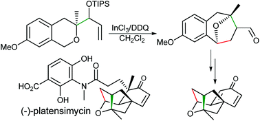 Graphical abstract: Formal synthesis of (−)-platensimycin