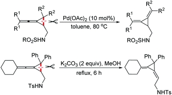 Graphical abstract: Palladium-catalyzed intramolecular rearrangement of vinylidenecyclopropanes through C–C bond activation