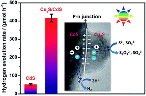 Graphical abstract: Noble-metal-free Cu2S-modified photocatalysts for enhanced photocatalytic hydrogen production by forming nanoscale p–n junction structure