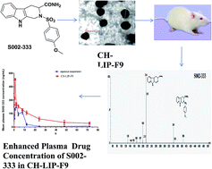 Graphical abstract: Improved oral bioavailability of novel antithrombotic S002-333 via chitosan coated liposomes: a pharmacokinetic assessment