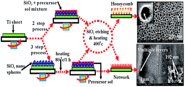 Graphical abstract: Controlled fabrication of hierarchically porous Ti/Sb–SnO2 anode from honeycomb to network structure with high electrocatalytic activity