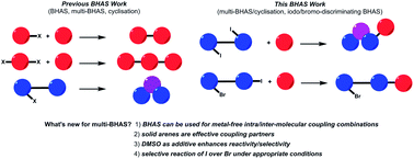 Graphical abstract: Multi-bond forming and iodo-selective base-promoted homolytic aromatic substitution