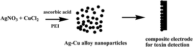 Graphical abstract: Monitoring of 2-butanone using a Ag–Cu bimetallic alloy nanoscale electrochemical sensor