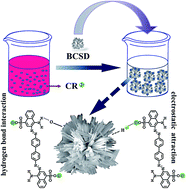 Graphical abstract: Bouquet-like calcium sulfate dihydrate: a highly efficient adsorbent for Congo red dye