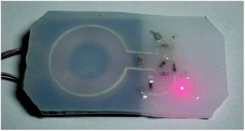 Graphical abstract: A microfluidic wireless power system