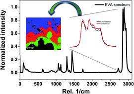 Graphical abstract: Monitoring crosslinking inhomogeneities in ethylene vinyl acetate photovoltaic encapsulants using Raman microscopy