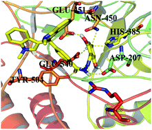 Graphical abstract: Identification of bisindolylmethane–hydrazone hybrids as novel inhibitors of β-glucuronidase, DFT, and in silico SAR intimations