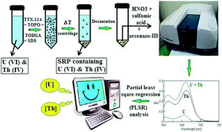 Graphical abstract: Simultaneous preconcentration of uranium and thorium in aqueous samples using cloud point extraction