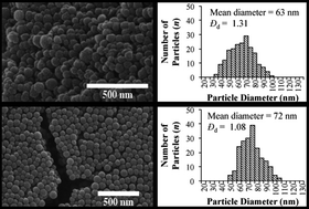 Graphical abstract: Surfactant-free synthesis of sub-100 nm poly(styrene-co-divinylbenzene) nanoparticles by one-step ultrasonic assisted emulsification/polymerization