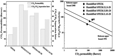 Graphical abstract: High-performance SPEEK/amino acid salt membranes for CO2 separation