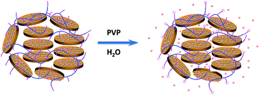 Graphical abstract: In Situ formation of pH-/thermo-sensitive nanohybrids via friendly-assembly of poly(N-vinylpyrrolidone) onto LAPONITE®