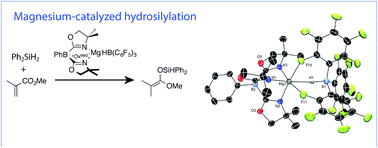 Graphical abstract: Magnesium-catalyzed hydrosilylation of α,β-unsaturated esters