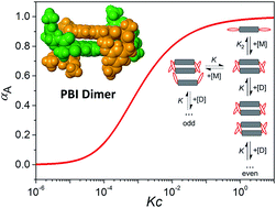 Graphical abstract: Anti-cooperative supramolecular polymerization: a new K2–K model applied to the self-assembly of perylene bisimide dye proceeding via well-defined hydrogen-bonded dimers