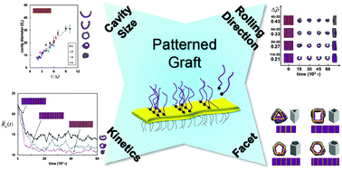 Graphical abstract: Self-rolled nanotubes with controlled hollow interiors by patterned grafts