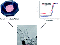 Graphical abstract: One-step synthesis of cobalt and nitrogen co-doped carbon nanotubes and their catalytic activity for the oxygen reduction reaction