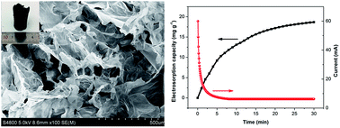 Graphical abstract: Rational design and fabrication of graphene/carbon nanotubes hybrid sponge for high-performance capacitive deionization