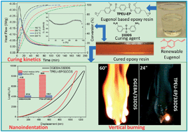 Graphical abstract: A novel biobased epoxy resin with high mechanical stiffness and low flammability: synthesis, characterization and properties