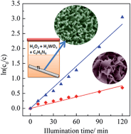 Graphical abstract: A facile solution approach to W,N co-doped TiO2 nanobelt thin films with high photocatalytic activity