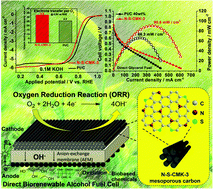 Graphical abstract: N- and S-doped mesoporous carbon as metal-free cathode catalysts for direct biorenewable alcohol fuel cells