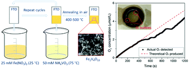 Graphical abstract: Facile growth of porous Fe2V4O13 films for photoelectrochemical water oxidation