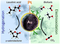 Graphical abstract: Atomically thin Pt shells on Au nanoparticle cores: facile synthesis and efficient synergetic catalysis