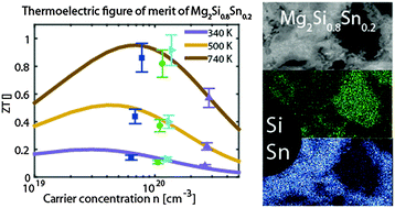 Graphical abstract: Thermoelectric transport and microstructure of optimized Mg2Si0.8Sn0.2