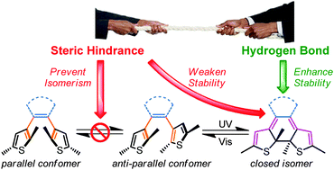 Graphical abstract: Sterically hindered diarylethenes with a benzobis(thiadiazole) bridge: photochemical and kinetic studies