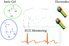 Graphical abstract: Cholinium-based ion gels as solid electrolytes for long-term cutaneous electrophysiology