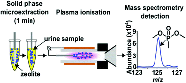 Graphical abstract: Solid-phase microextraction low temperature plasma mass spectrometry for the direct and rapid analysis of chemical warfare simulants in complex mixtures