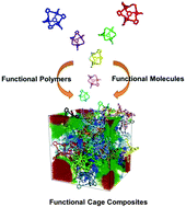 Graphical abstract: Functional porous composites by blending with solution-processable molecular pores