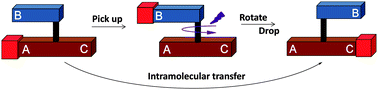 Graphical abstract: Intramolecular transport of small-molecule cargo in a nanoscale device operated by light