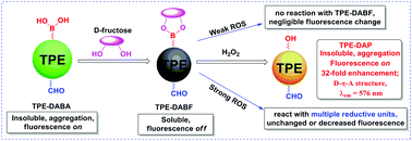Graphical abstract: A dialdehyde–diboronate-functionalized AIE luminogen: design, synthesis and application in the detection of hydrogen peroxide