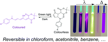 Graphical abstract: Photochromic switching behaviour of donor–acceptor Stenhouse adducts in organic solvents