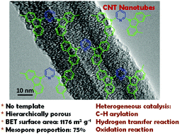 Graphical abstract: N-Doped porous carbon nanotubes: synthesis and application in catalysis