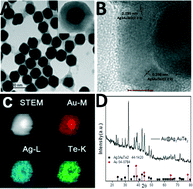 Graphical abstract: Aqueous phase synthesis of Au@Ag3AuX2 (X = Se, Te) core/shell nanocrystals and their broad NIR photothermal conversion application