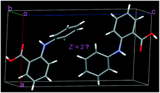 Graphical abstract: Fenamic acid crystal with two asymmetric units (Z′ = 2): why Z′ = 2 rather than Z′ = 1